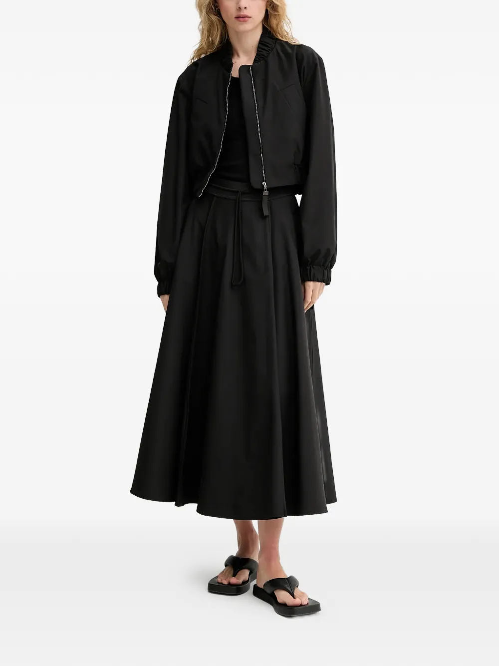  Mmc Studio Zip Bomber Jacket - Black 