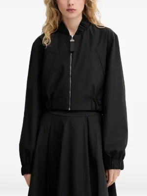 PRADA JZA ￼TECNICA レディースブルゾンブラック　40 Prada Quilted Jacket | Black | FARFETCH