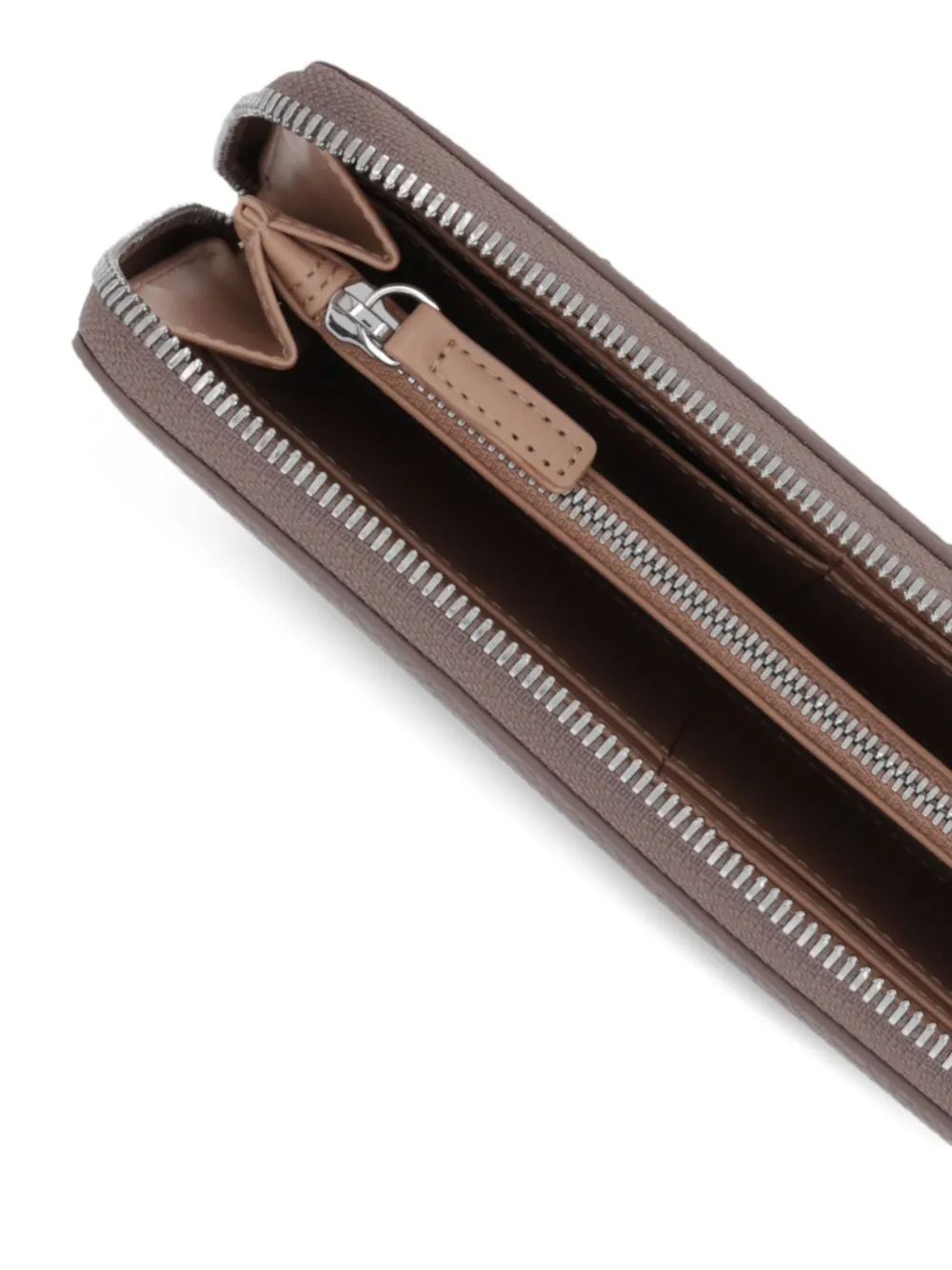 Emporio Armani Portemonnee met logo Beige