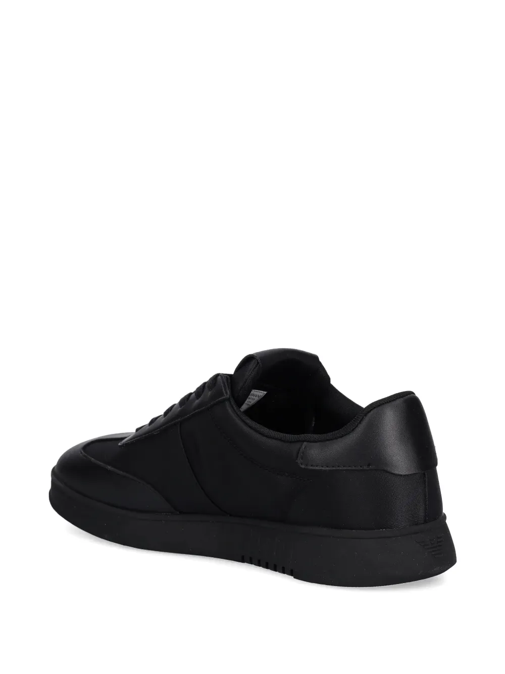 Emporio Armani Sneakers met logoplakkaat Zwart