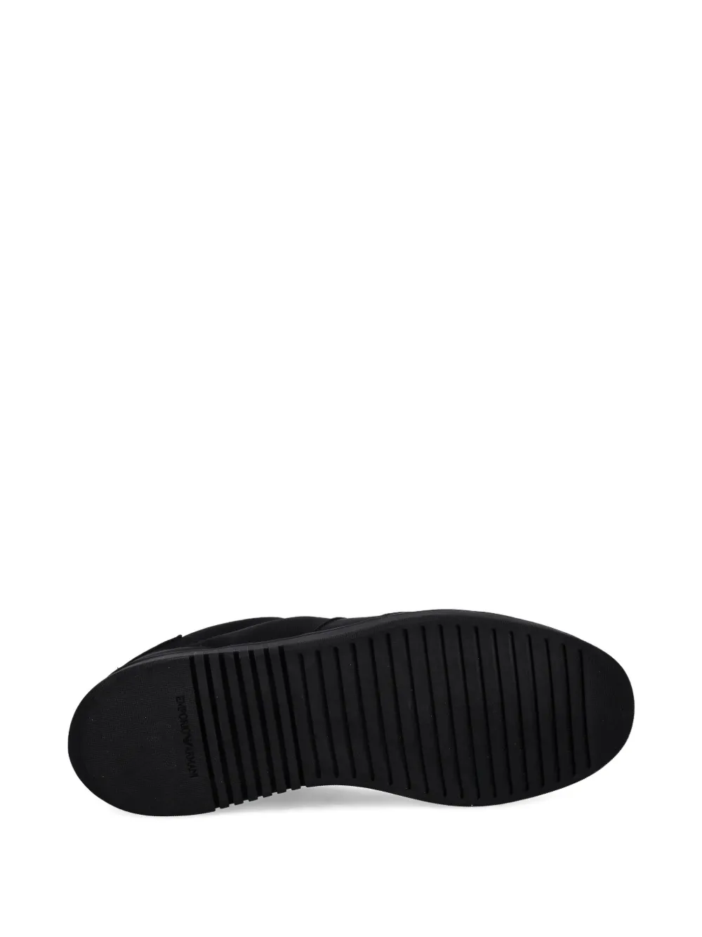 Emporio Armani Sneakers met logoplakkaat Zwart