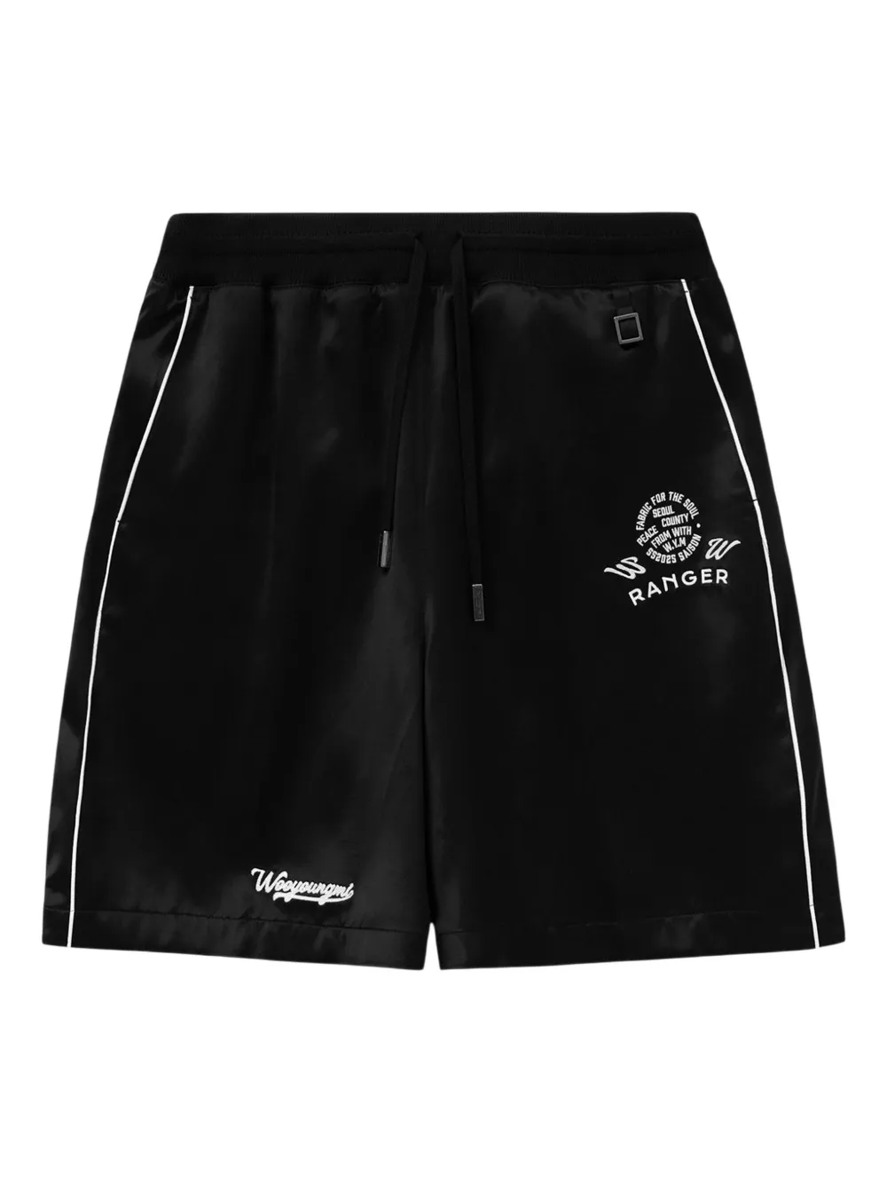 Wooyoungmi Shorts con coulisse - Nero