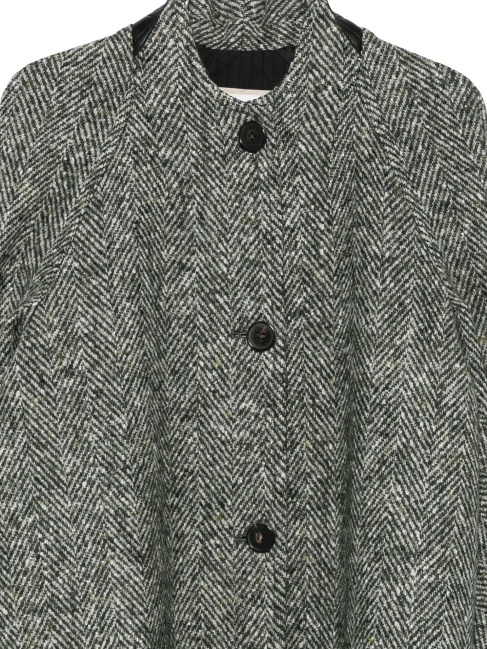 Litkovska Herringbone-pattern Coat In Multi