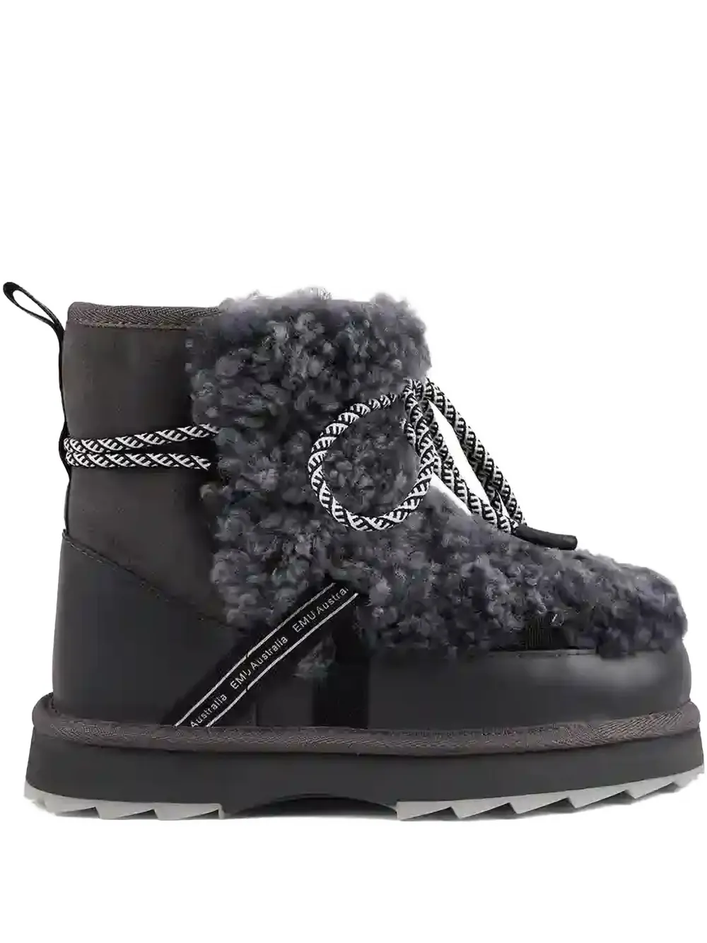 Emu Australia Stiefel Mit Teddy-textur In Black