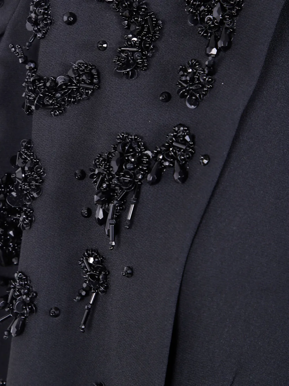 Alberta Ferretti Maxi-jurk met geborduurde kralen Zwart