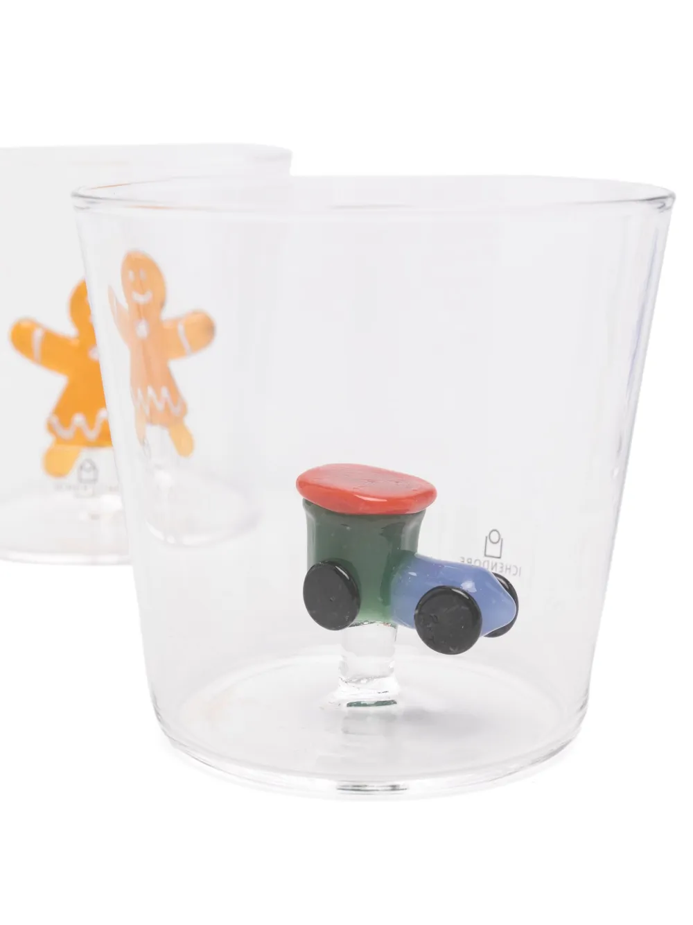 Ichendorf Milano Christmas 3d-detailing Glasses (set Of Six) In Transparent