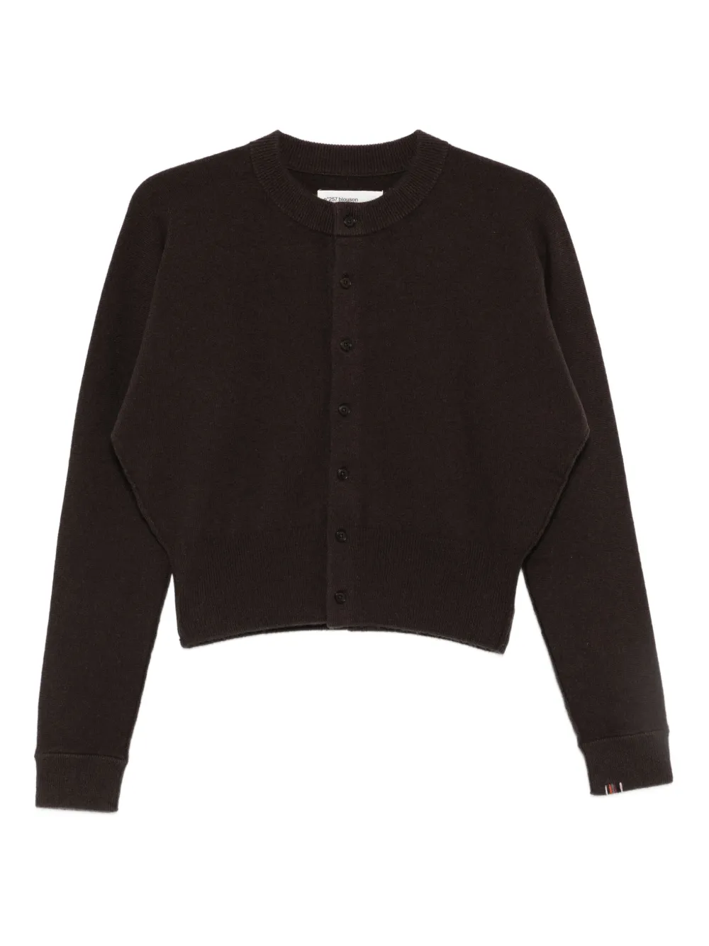 extreme cashmere cashmere blend cardigan - Marrone