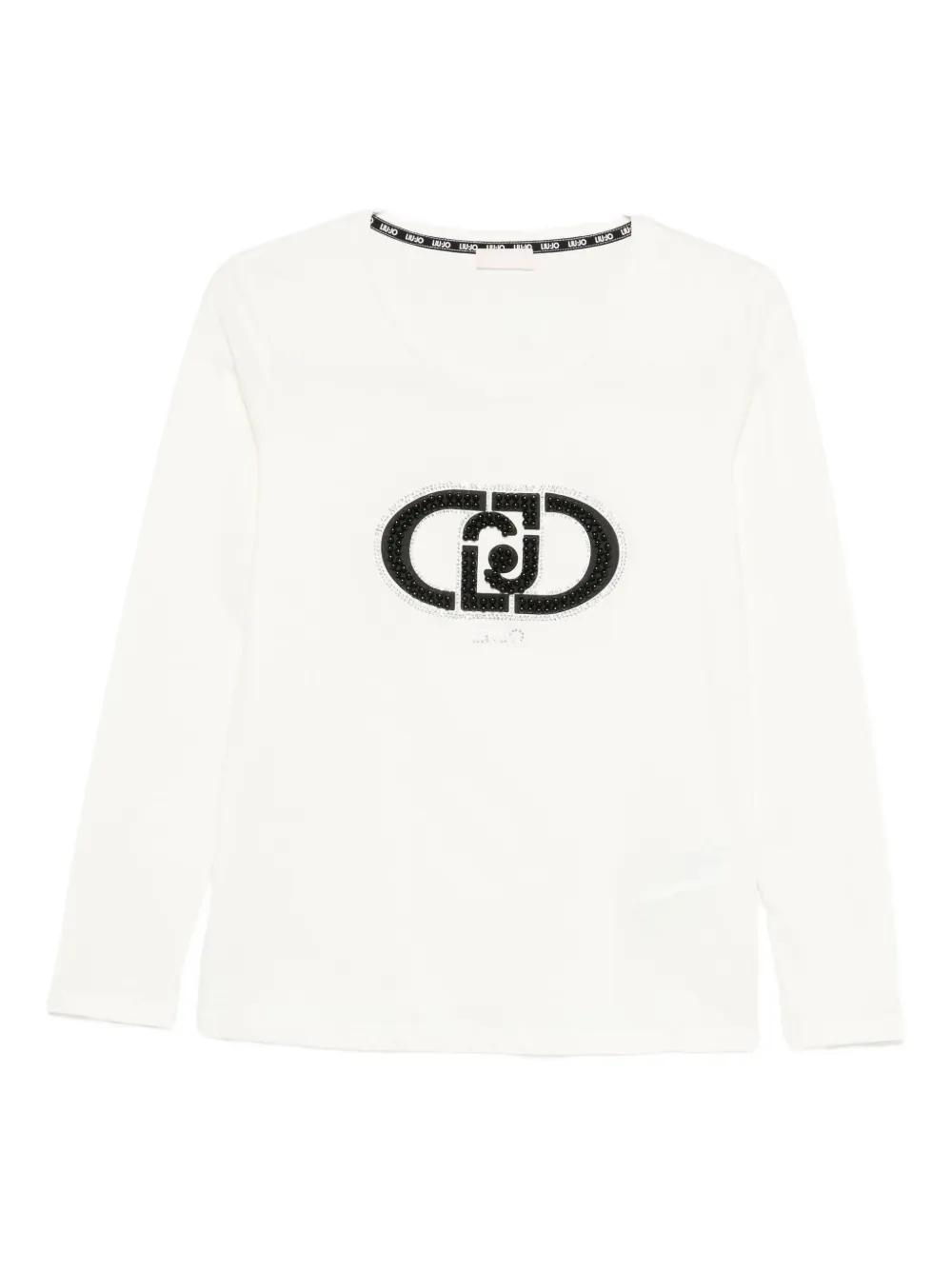 LIU JO playera con detalle del logo | blanco | Image 1