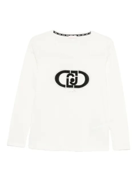 LIU JO logo-detail long-sleeve t-shirt