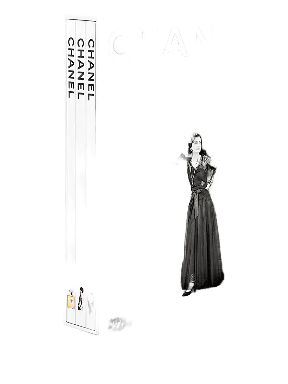 Assouline X Chanel Light Set Book In Black