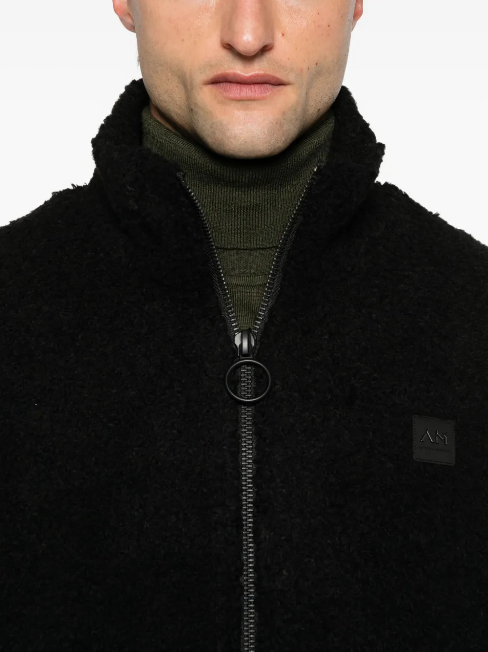 Antony Morato Vest met logopatch Zwart