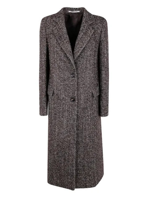 Tagliatore Amanda herringbone-pattern coat