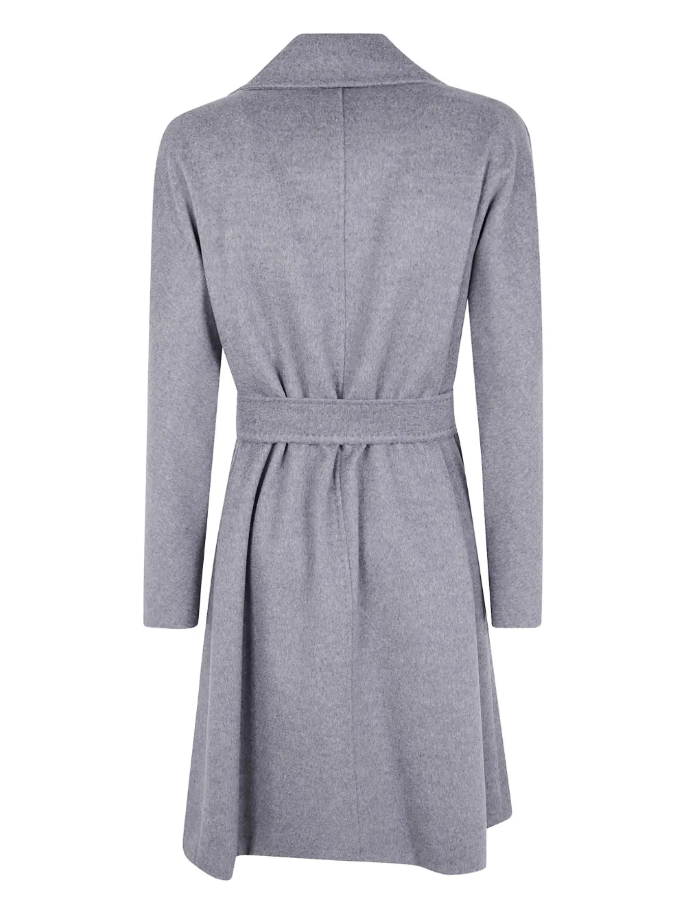 Max Mara tie-fasteing coat - Grijs