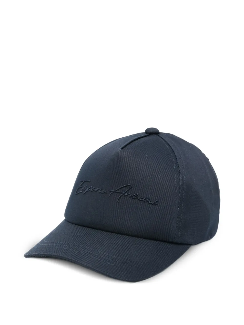 Emporio Armani Logo-embroidered Cap In Blue
