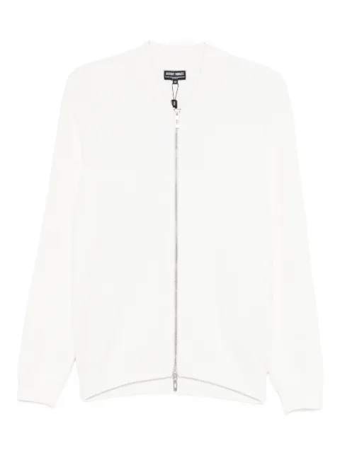 Antony Morato zip-up ribbed cardigan