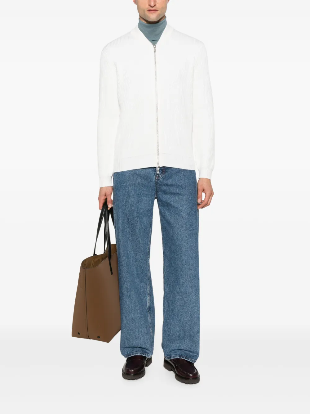 Antony Morato zip-up ribbed cardigan | Cardigans | Image 2