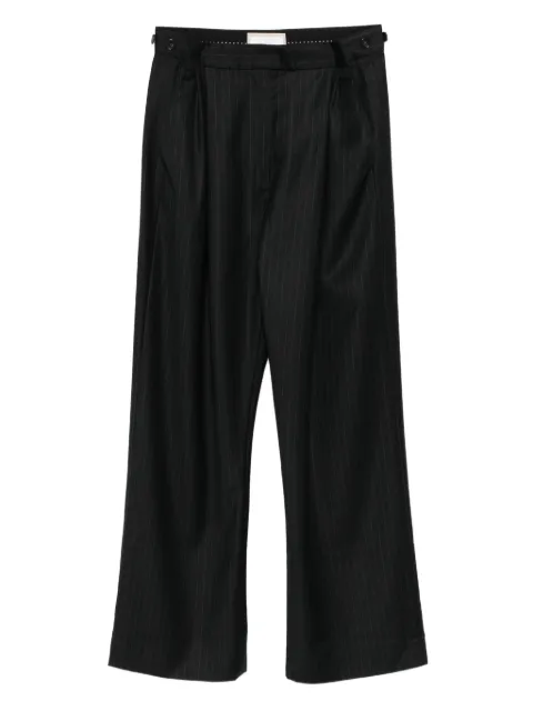 LITKOVSKA pinstripe straight-leg trousers