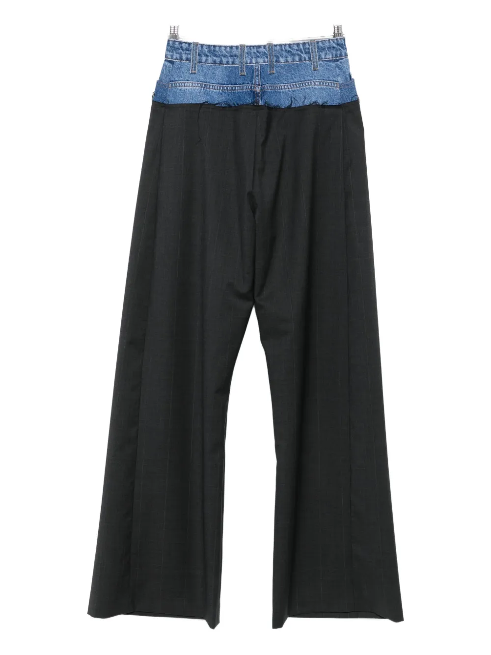 LITKOVSKA pinstripe-pattern panelled trousers | Pantalones acampanados | Image 2