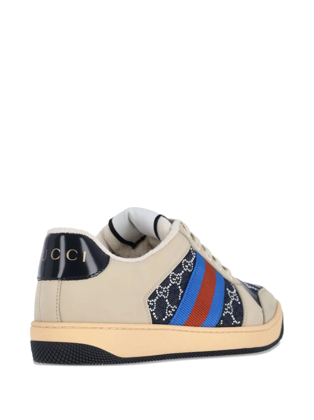 Gucci Screener sneakers met logopatroon Beige