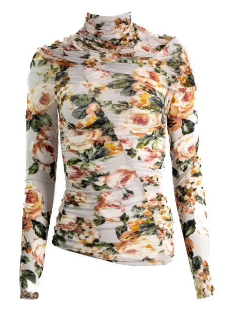 Magda Butrym floral halterneck blouse