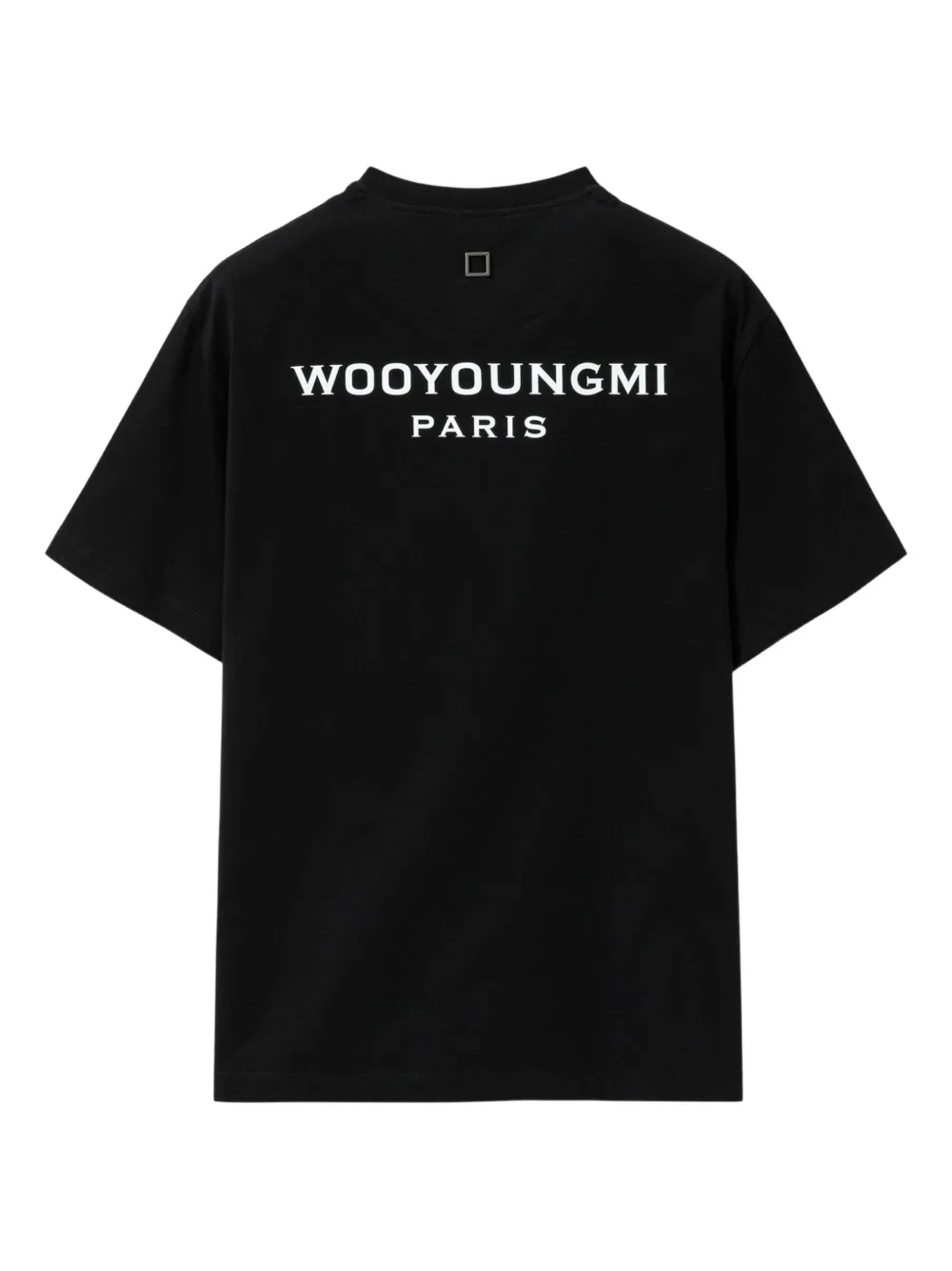 Wooyoungmi T-shirt met logo - Zwart