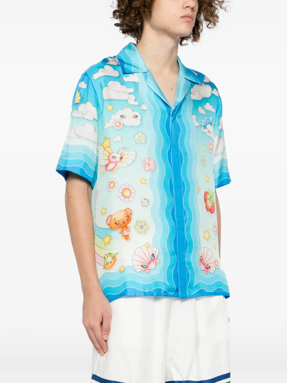 silk twill shirt