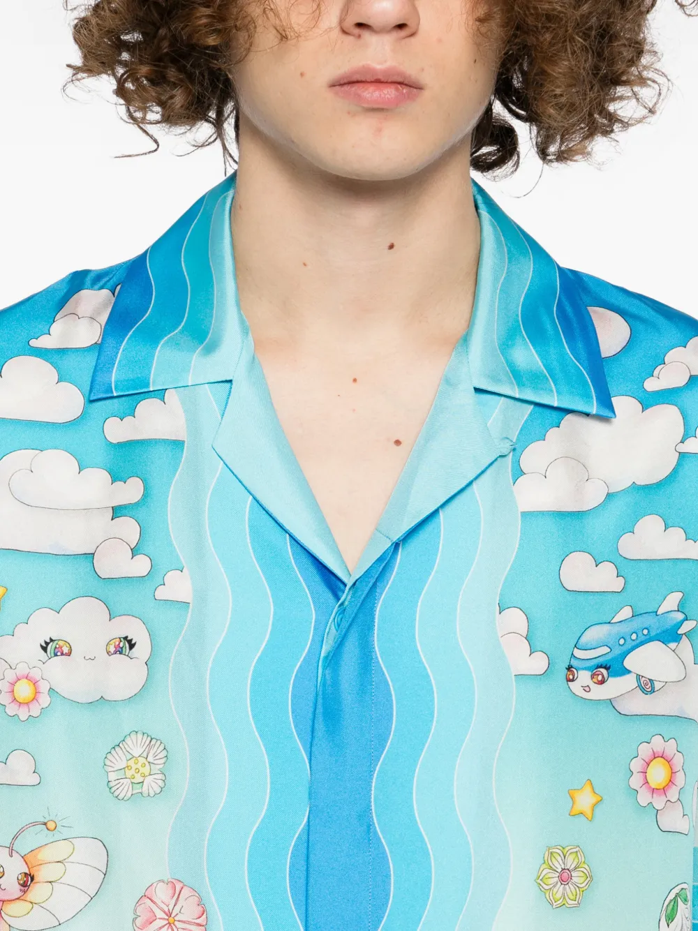 silk twill shirt