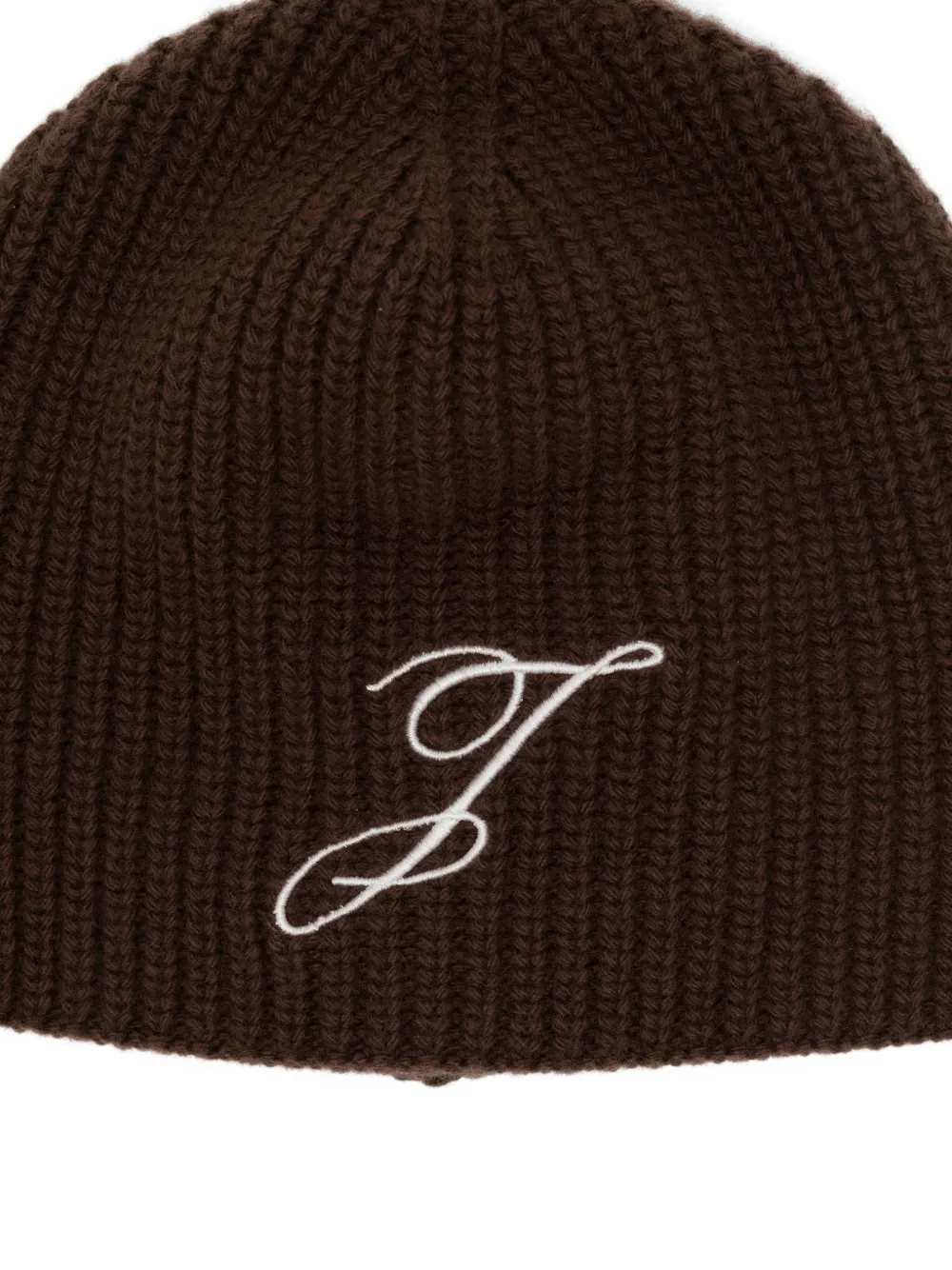 Jacquemus The Espiral Beanie In Brown