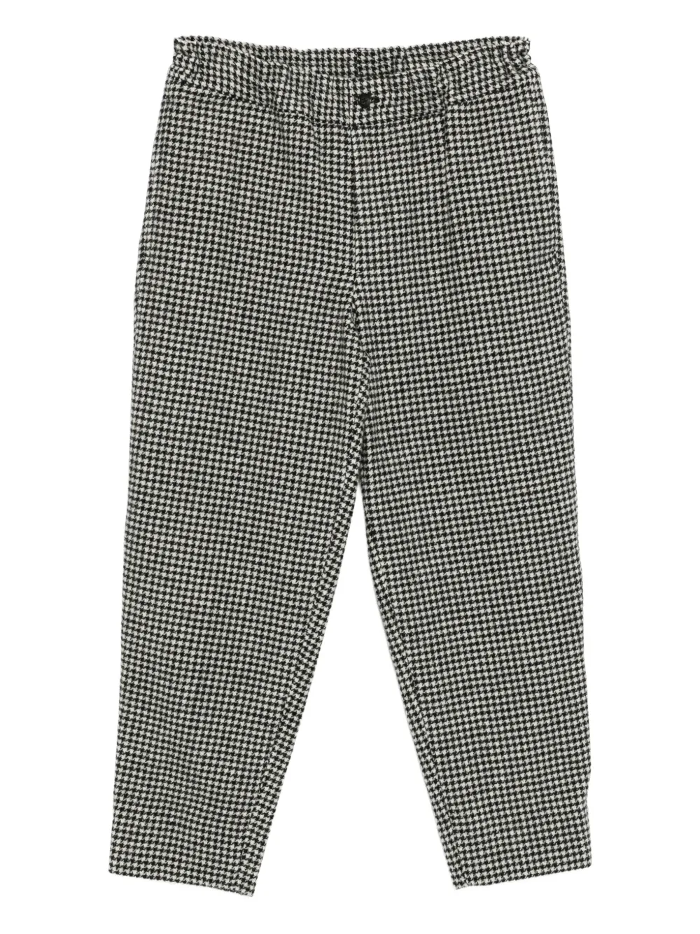 Black Comme Des Garçons houndstooth trousers | Black | Image 1