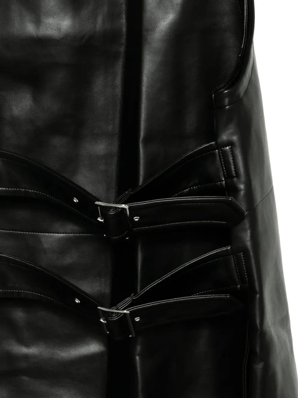 Black Comme Des Garçons Belted Dress In Black