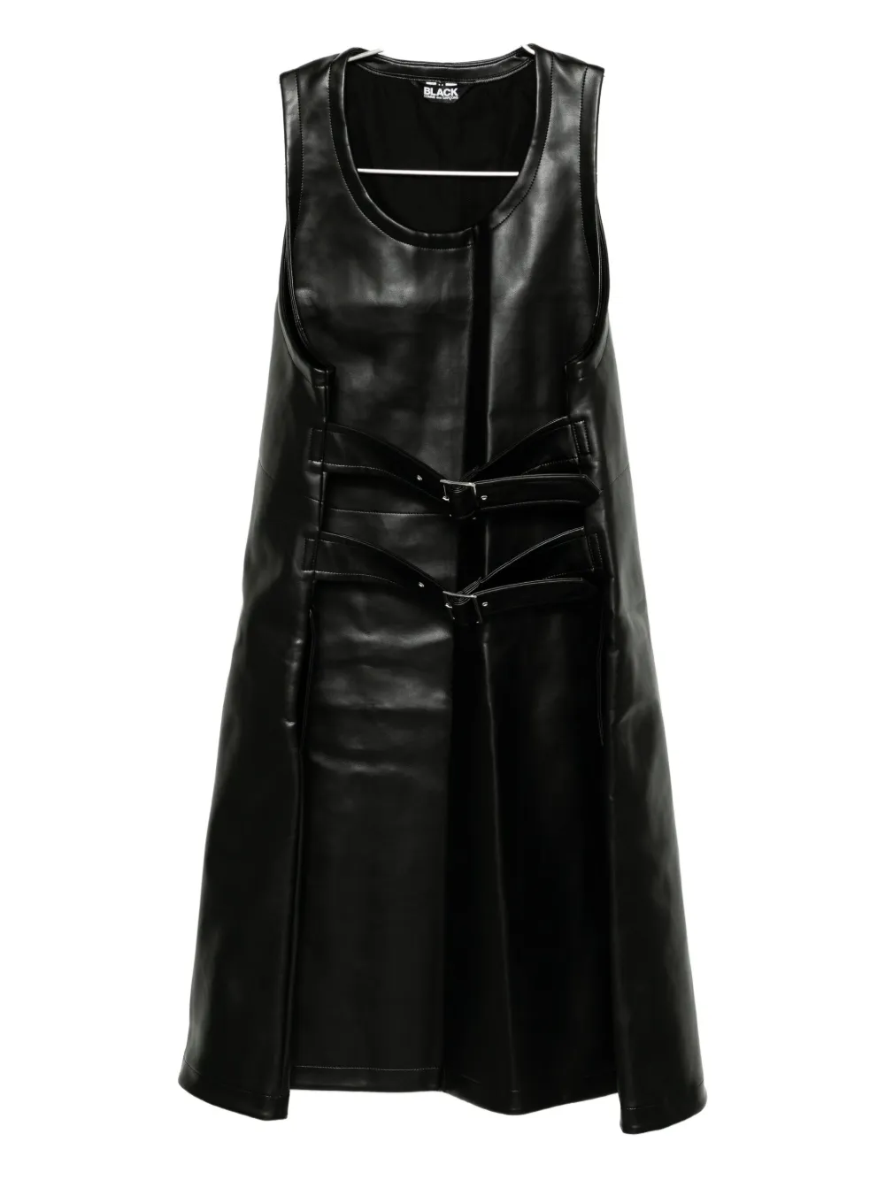Black Comme Des Garçons vestido con cinturón | negro | Image 1