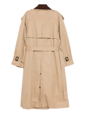 Balenciaga ダブルブレスト トレンチコート | ニュートラル | FARFETCH JP
