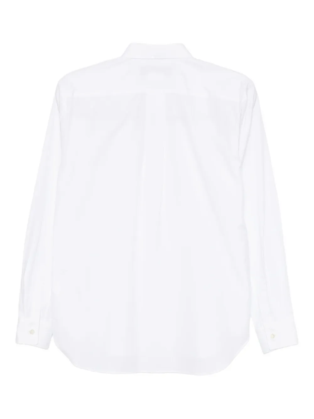 Black Comme Des Garçons Overhemd met ruches - Wit
