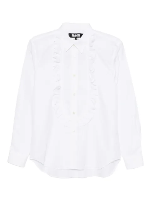 Black Comme Des Garçons ruffled shirt