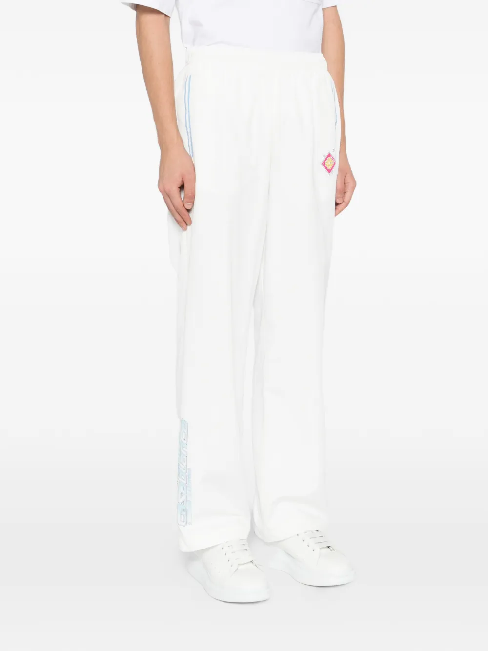 Casablanca Taffeta broek Wit