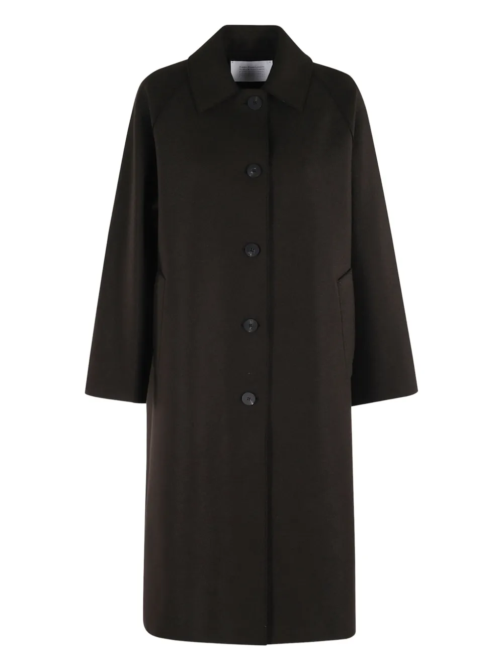 Harris Wharf London buttoned wool coat | Brown | Image 1