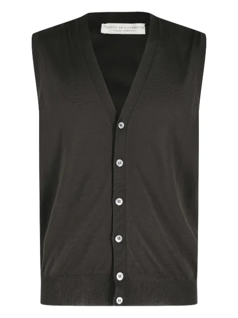 Filippo De Laurentiis buttoned gilet