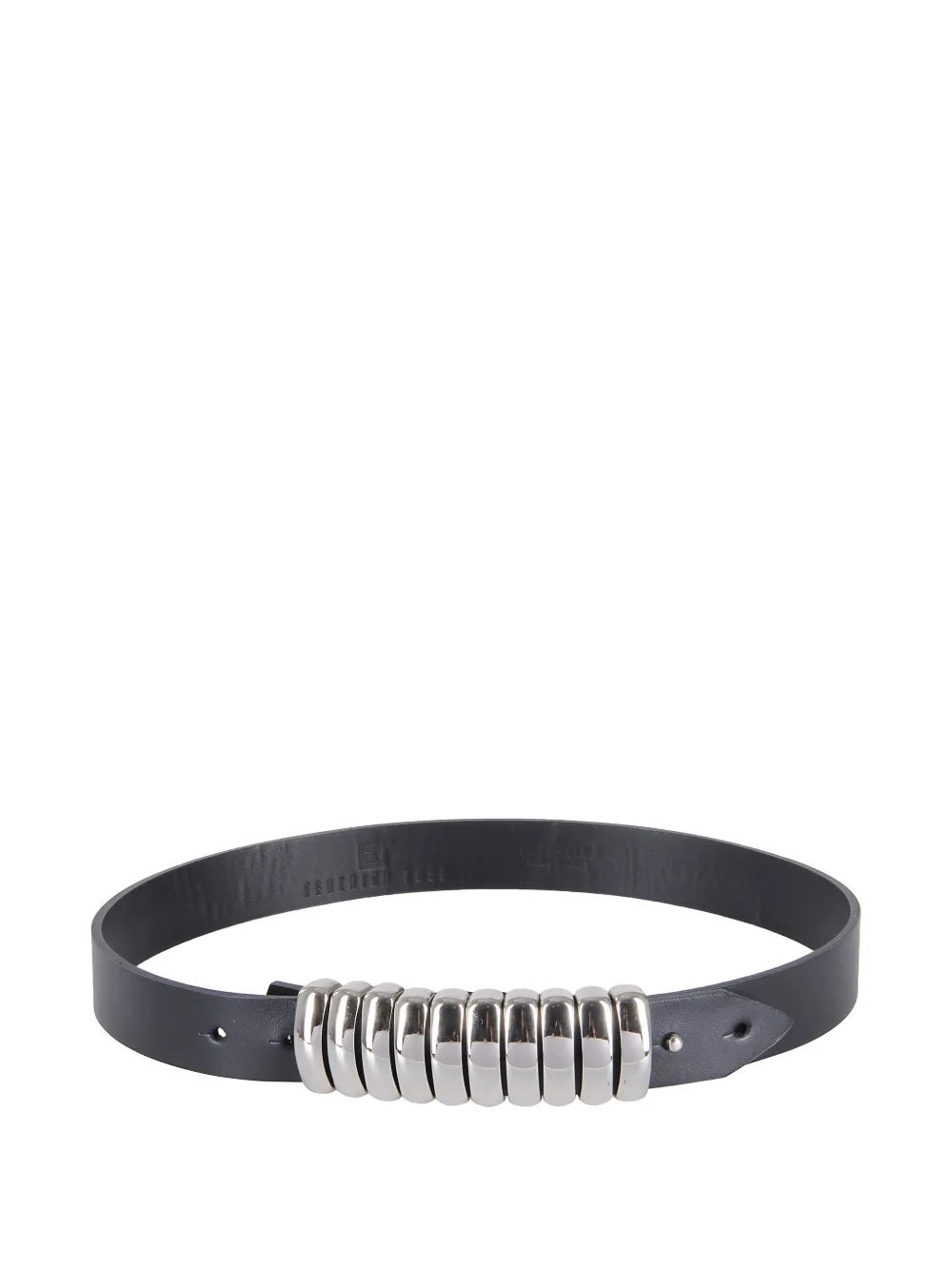 Federica Tosi Cintura Bold in pelle - Nero