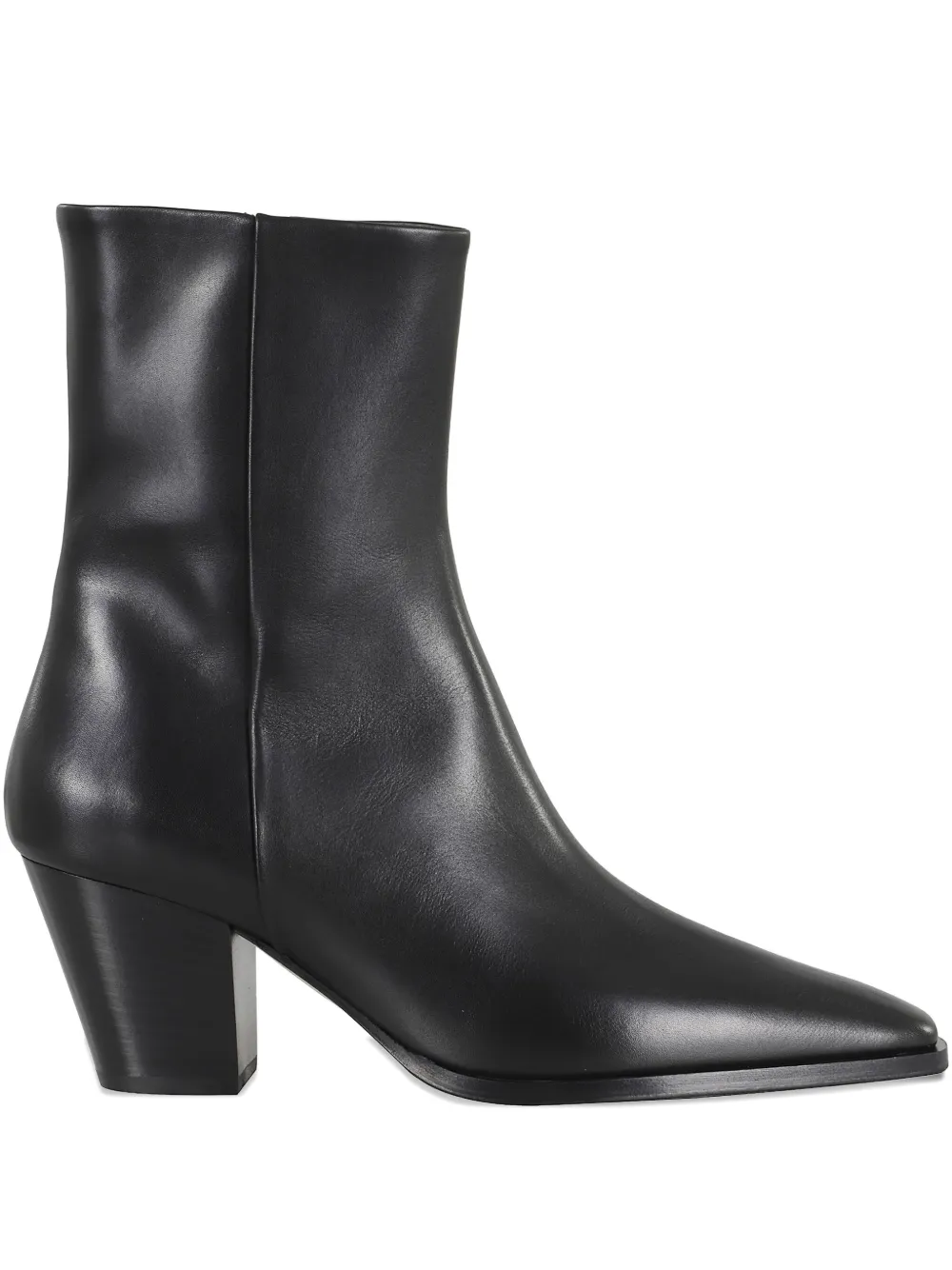 Aeyde Hedvig enkellaarzen met Western-stijl Zwart