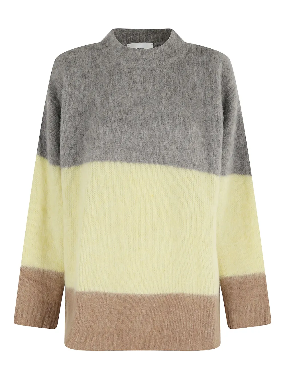 SOLOTRE suéter con diseño color block | gris | Image 1