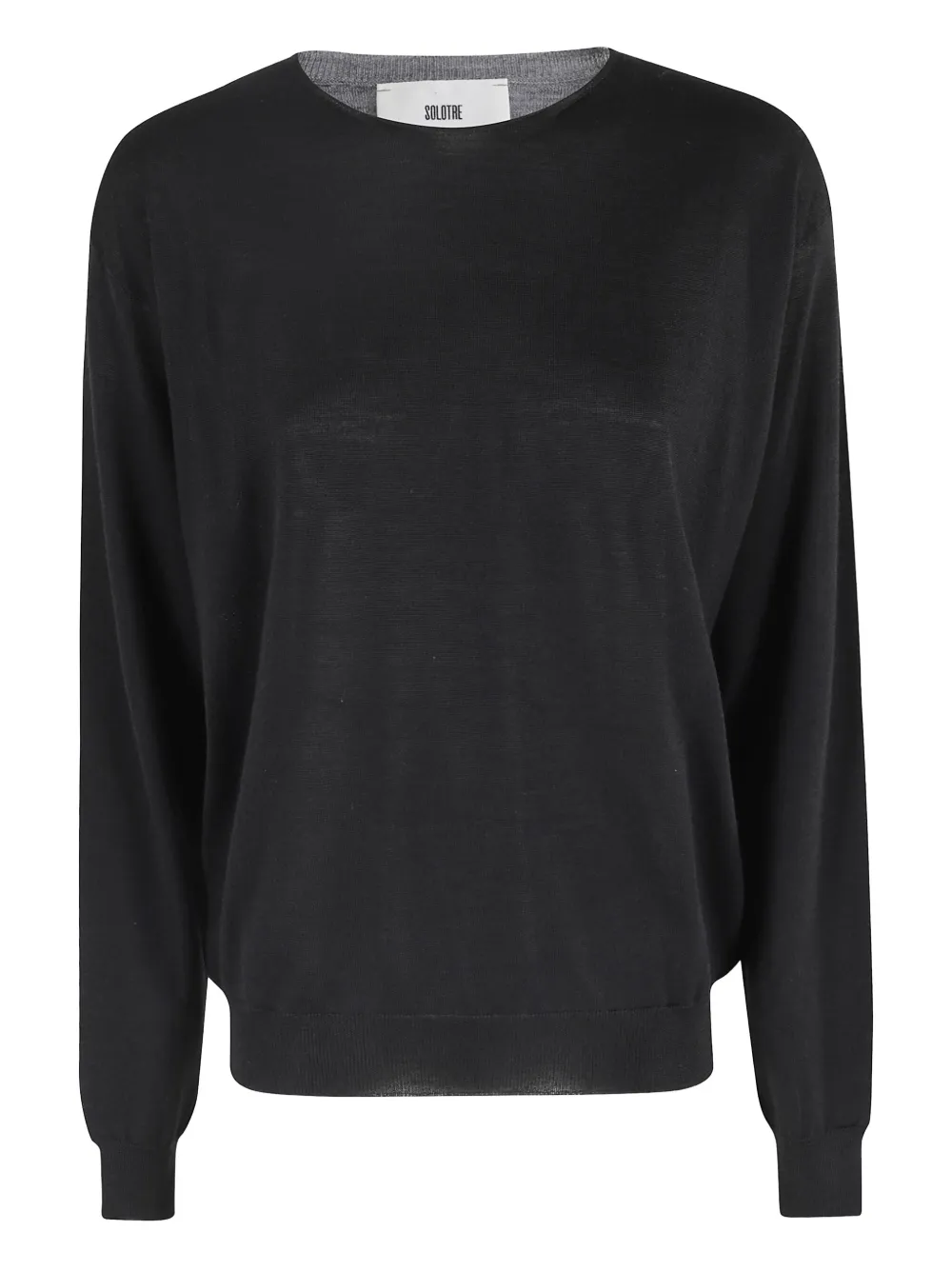 SOLOTRE suéter con diseño color block | negro | Image 1