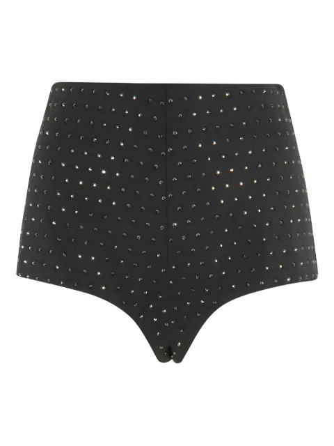 THE ANDAMANE Tami rhinestone-embellished shorts