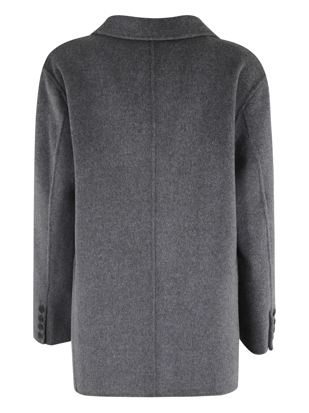 Solotre Button Jacket In Gray