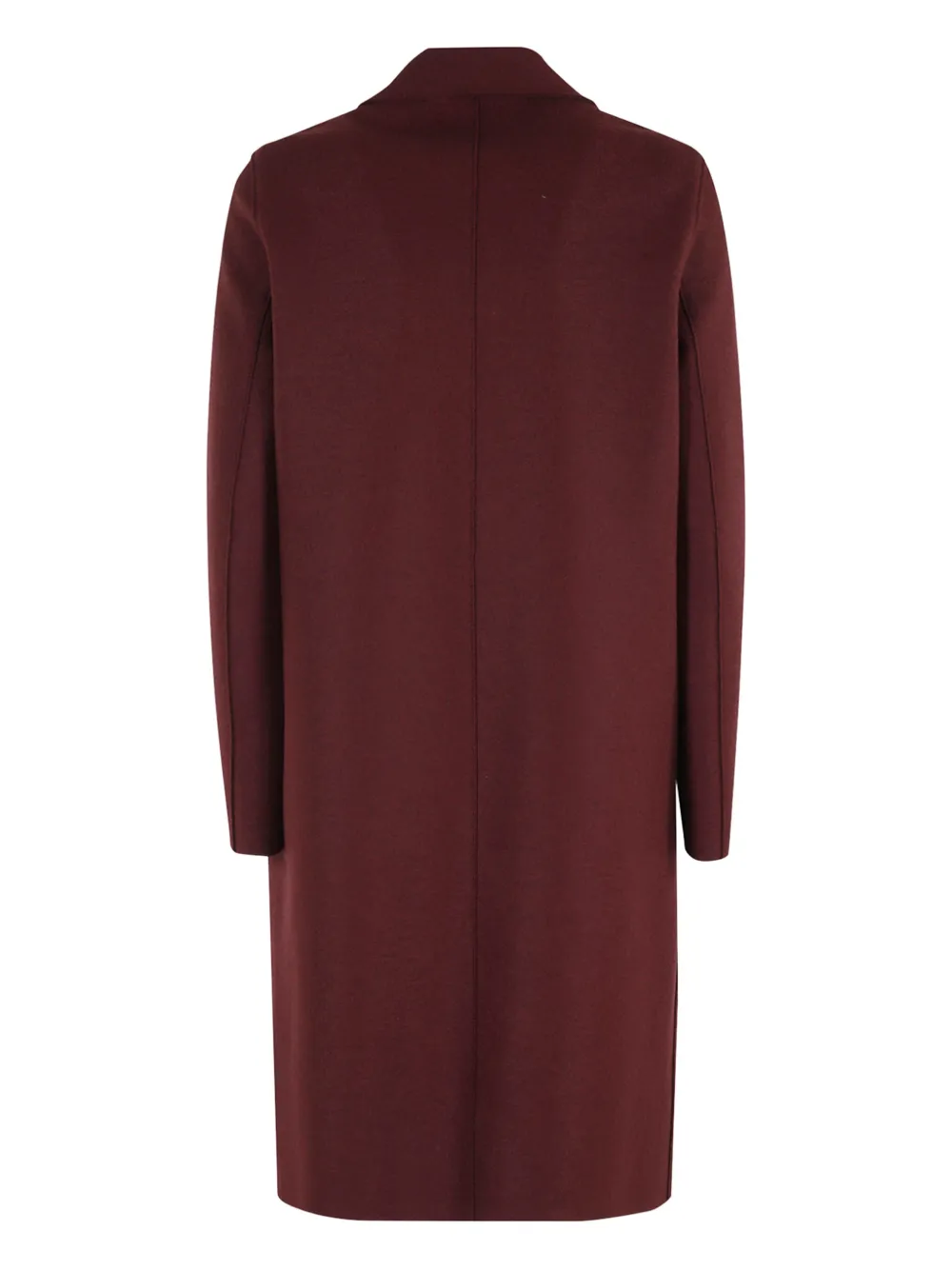 Harris Wharf London Mantel met enkele rij knopen Rood