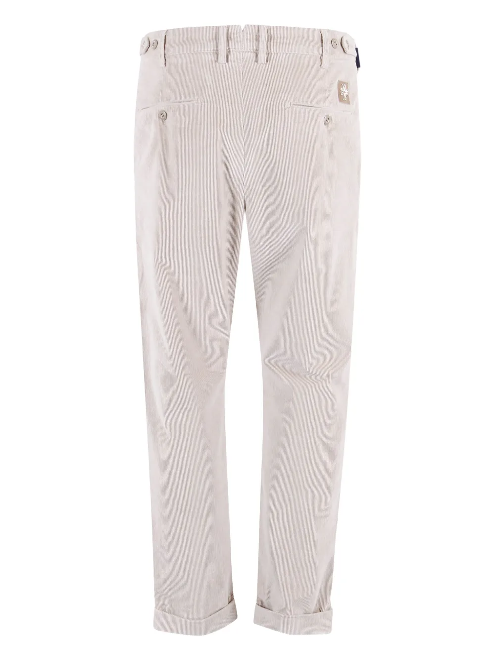 Jacob Cohën Ribfluwelen plooibroek - Beige