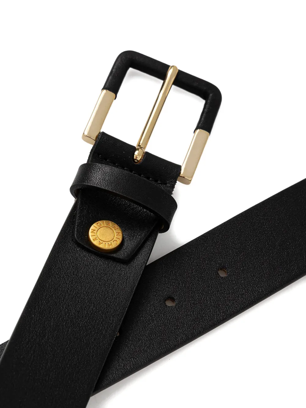 GIANNI CHIARINI leather belt - Zwart