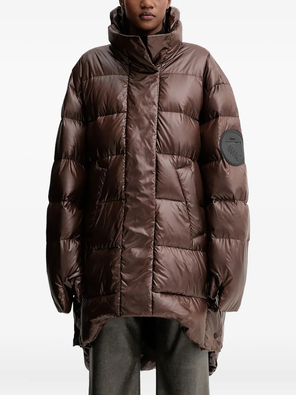 Mmc Studio Kare Puffer Coat In Brown