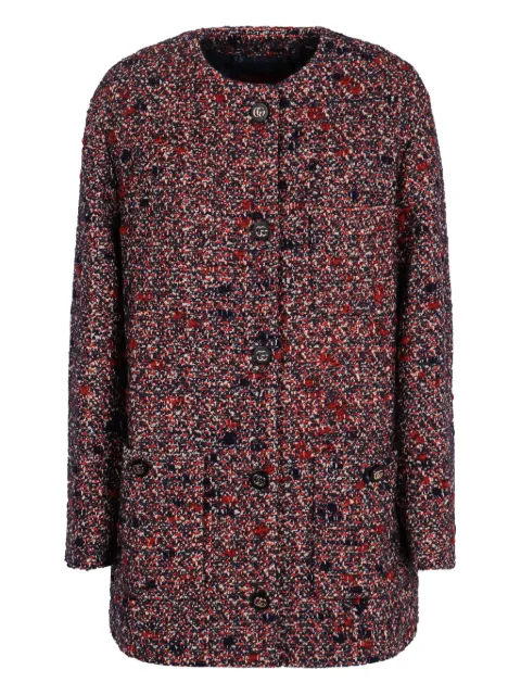 Gucci bouclée buttoned coat