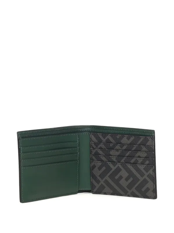 FENDI FF Squared Bifold Wallet | Green | FARFETCH