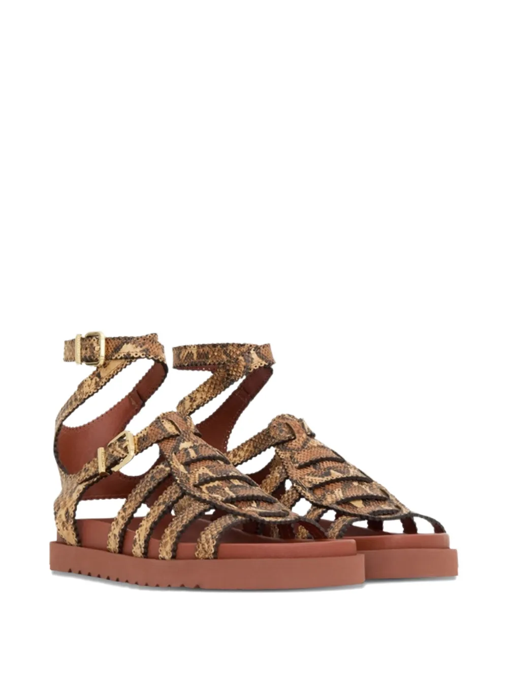 ZIMMERMANN Goldie Gladiator buckle sandals | Flat Sandals | Image 2